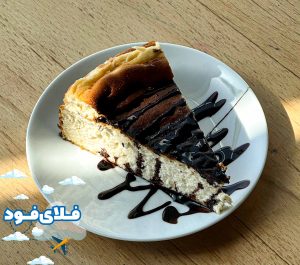 چیزکیک سن سباستین فلای فود روشا زنجان